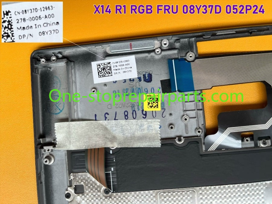 Palmrest RGB keyboard assembly for Dell Alienware X14 R1 R2 08Y37D 052P24 06N4PT 0DVDNC upper case topcase keyboard assembly Dell Laptop repair parts