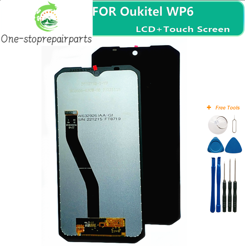 Original 6.3 Inches WP 6 Replacement For Oukitel WP6 LCD Display Touch Screen Digitizer Assembly +Tools Other Brand Phone repair parts