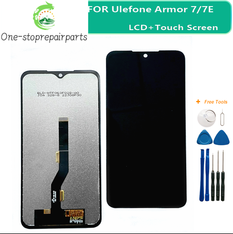 6.3 inch For 100% Original Ulefone Armor 7 & 7E LCD Display +Touch Screen Digitizer Assembly Display Module Repair Android 10 Other Brand Phone repair parts