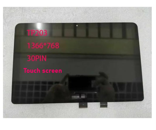 11.6 inch For ASUS Vivobook Flip 12 TP203N TP203 TP203M TP203NAH  TP203NAH-BP051T  LCD display touch screen assembly EDP 30PIN 1366*768 B116XAN04.3 with frame  ASUS laptop repair parts