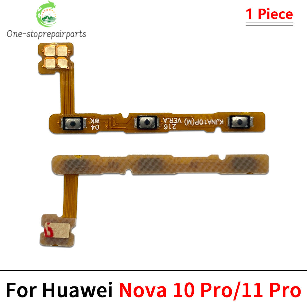 Power On Off Volume Side Button Key Flex Cable For Huawei Nova 8 8i 9 10 11 11i 12 12i Pro Se Y61 Y91 Huawei phone repair parts