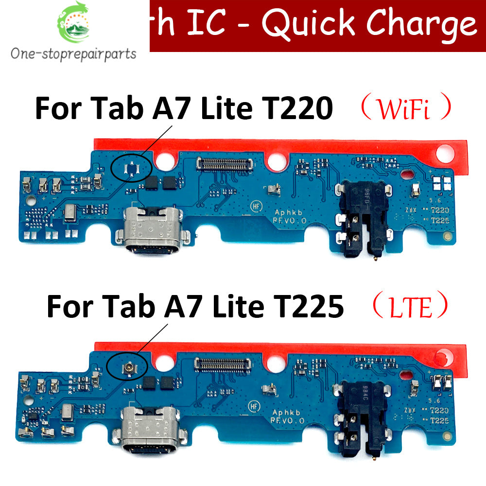 For Samsung Tab A7 Lite T220 T225 USB Charging Dock Connector Port Board Flex Cable Samsung phone repair parts
