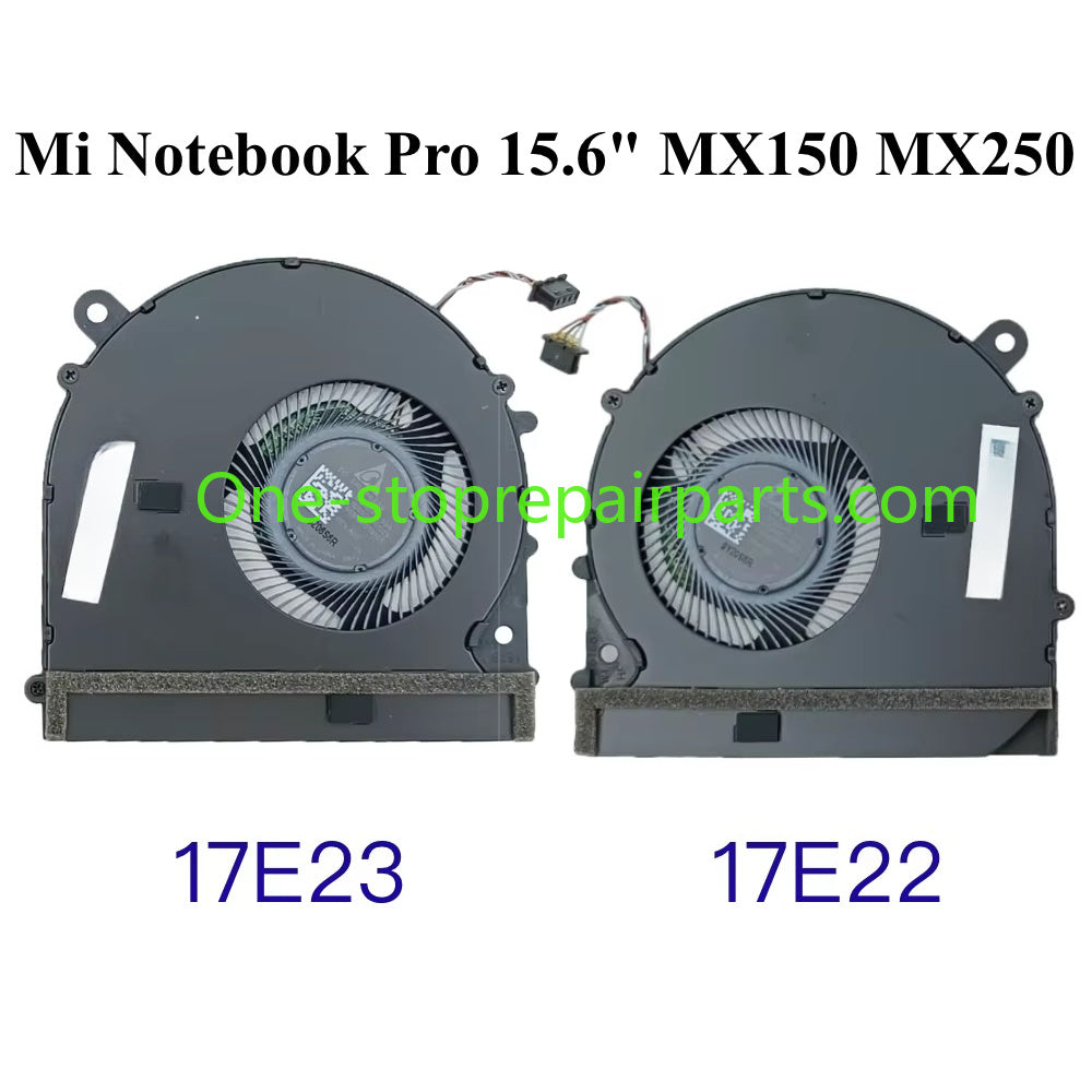 CPU GPU Cooling Fan For Xiaomi Mi Notebook Pro 15.6" MX150 MX250 MX350 181501-AD Computer Cooler Radiators ND55C05 ND75C07-19E14  Xiaomi laptop repair parts