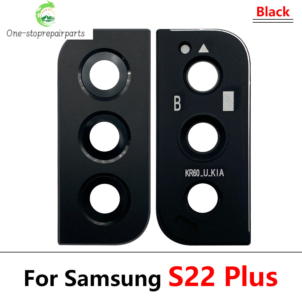 New Housing Back Rear Camera Glass Lens With Cover Frame Holder For Samsung S22 S23 Plus Ultra Samsung phone repair parts