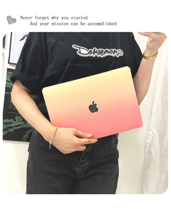 Frosted gradual change color protective case for MacBook Air Pro 11 "12" 13 "14" 15 "16" Neo A3404 A3426 A3427 A3428 A3429 A3449 A3448 A3434 A3403 A3186 A3402 A3401 A3112 A3185 A3114 A3241 A3113 A3240 Laptop accessories