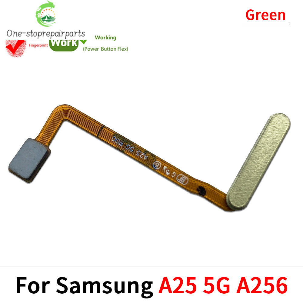 New For Samsung A05s A15 A25 4G 5G Home Button FingerPrint Touch ID Sensor Flex Cable Replacement Parts Samsung phone repair parts