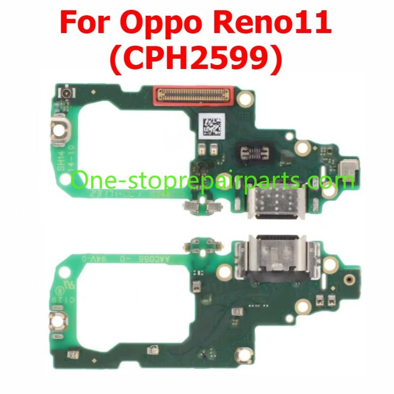 Charge Board For OPPO Reno12 Reno11 Reno10 Reno8 T Reno 12 11 F 10 Pro 10X Zoom 8T 8 Lite 5G Charging Port Plate Usb Connector Oppo phone repair parts