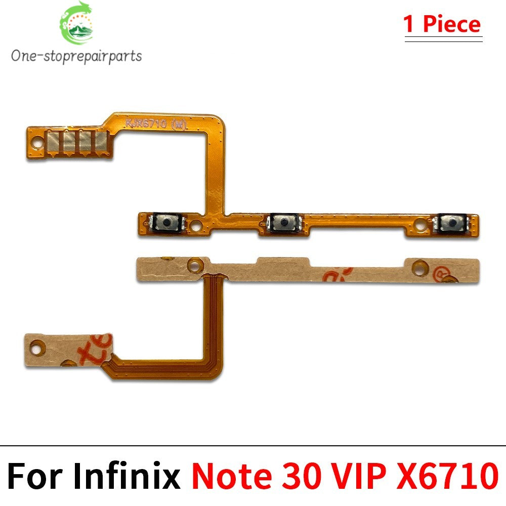 Power Switch On/Off Button Volume Key Button Flex Cable For infinix Note 10 11 12 30 30i 40 Pro VIP 4G 5G X693 X695 X663  infinix phone repair parts