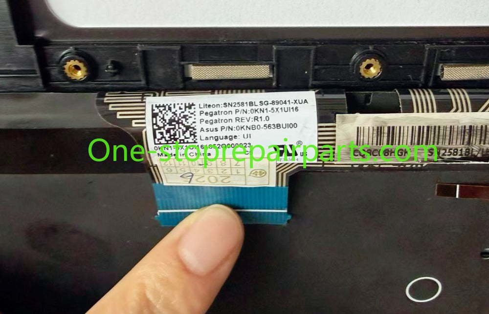 US UPPER C-case Gray Palmrest Backlit keyboard assembly With Camera hole for Asus UX562FD UX562FD-2G Q536FD Q546FD 90NB0JS1-R32US0 90NB0JS1-R32UI0 13NB0JS1AM0411 0KN1-5X1UI16 0KNB0-563BUI00 TOP COVER CASE KEYBOARD MODULE ASUS laptop repair parts