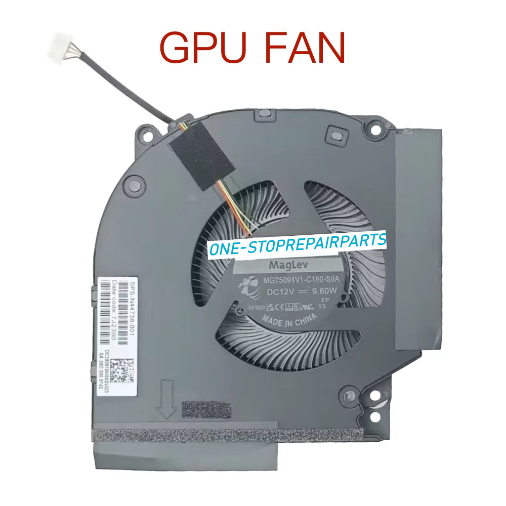 CPU GPU Cooling Fan for HP Victus Gaming Laptop 16-R TPN C169 N44738 001 Notebook PC Cooler Radiators MG75091V1 C180/C190 S9A HP laptop repair parts