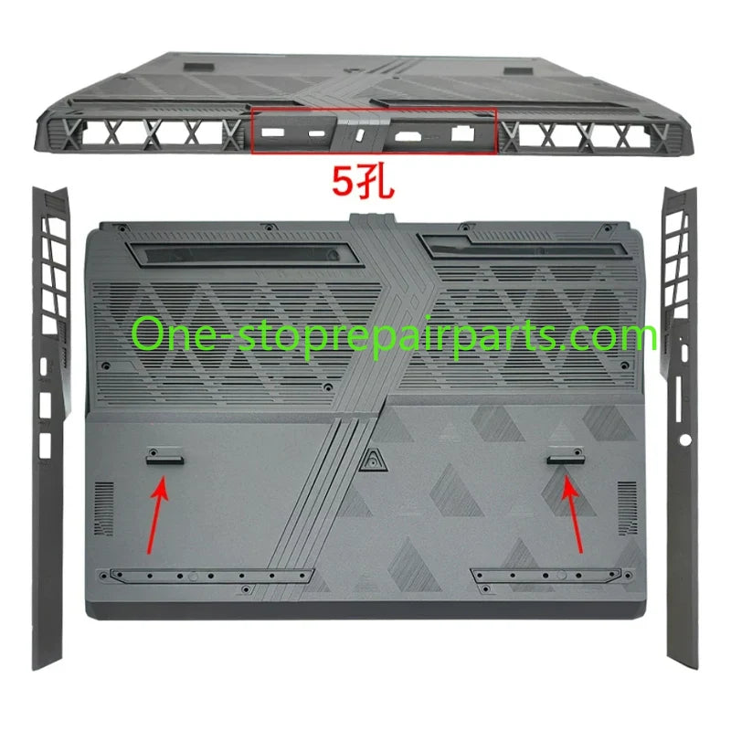 Cover case for Titan Vector GP78HX GP78 MS-17S1 17S2 17HX top cover screen frame palm support bottom shell pressure strip hinge MSI laptop repair parts