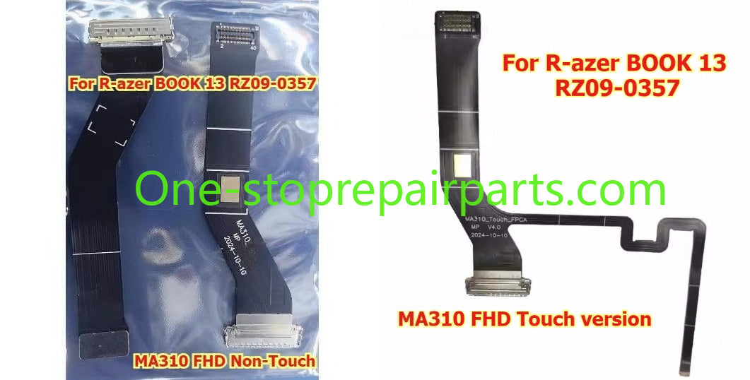 LCD/LED/LVDS screen Cable For R-azer Book 13 2020 RZ09-0357 RZ09-0357MEM3-R3U1 MA310 Touch FPC 13166973-00 display panel cable