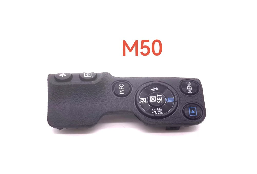 Original Canon M50 I/II white black back case menu button thumb case cover skin 2297 Digital Camera Repair parts