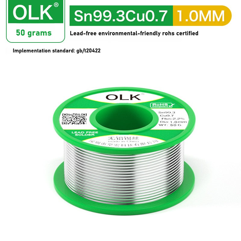 High purity solder wire 63 low temperature with flux rosin core welding household electric soldering iron lead-free solder wire Repair tools
