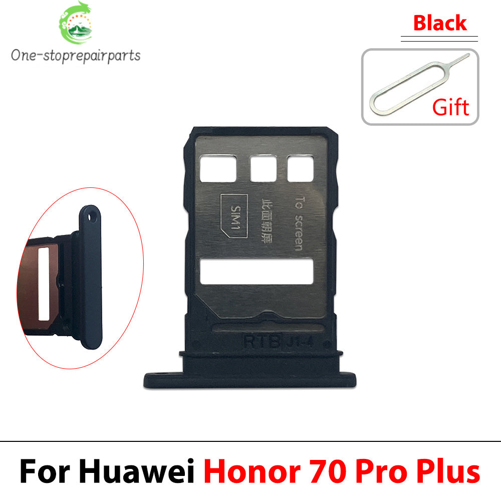 New For Huawei Honor 50 60 70 80 90 Pro Se Lite Plus 5G SIM Card Slot SD Card Tray Holder Adapter Huawei phone repair parts