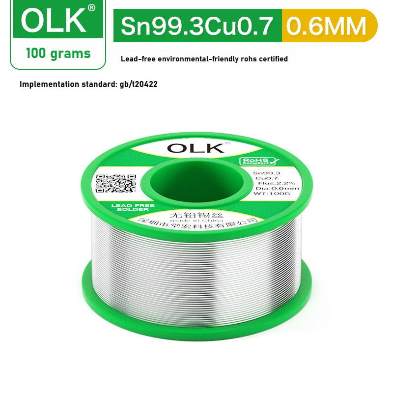 High purity solder wire 63 low temperature with flux rosin core welding household electric soldering iron lead-free solder wire Repair tools