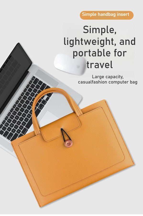 Simple handbag 2026 new Macbook laptop bag 13 inch air 14 inch pro 15 inch 16 inch A3448 A3449 A3240 A3241 pro A3434 A3429 A3426 m2 m3 m4 m5 niche design