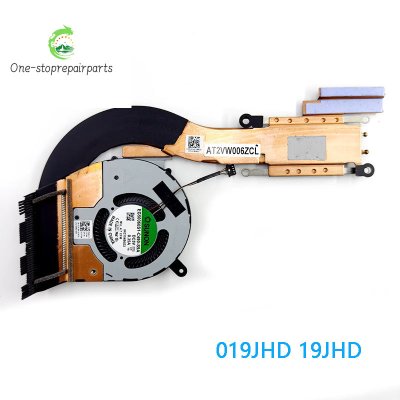 NEW ORIGINAL CPU With Heatsink Cooling Fan For Dell Latitude 5411 019JHD 0F3TXM Dell laptop repair parts