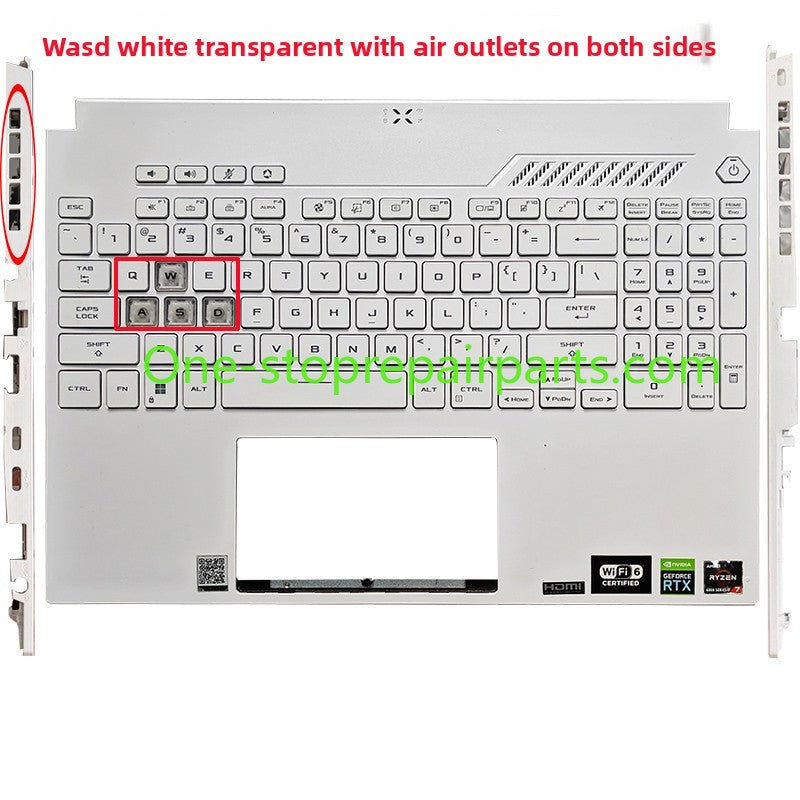 Upper case keyboard ASUS TUF3 TUF4 TUF5  FA507 FX517 FX507 F15 FX507Z FA507R FX507ZC FX517 FA607 FX617 topcase palmrest keyboard