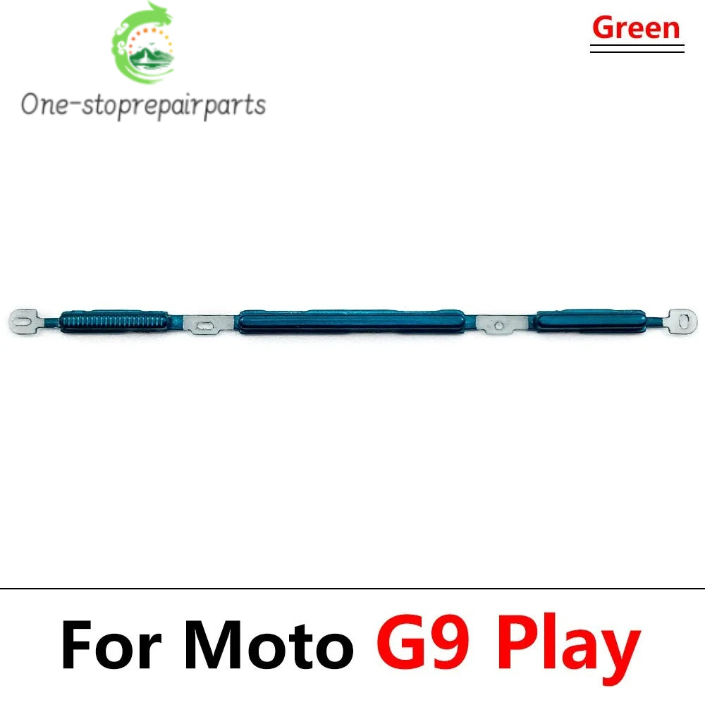 New For Motorola Moto G8 G9 Plus Play Power Lite Side Power and Volume Button Key Replacement Parts Motorola phone repair parts