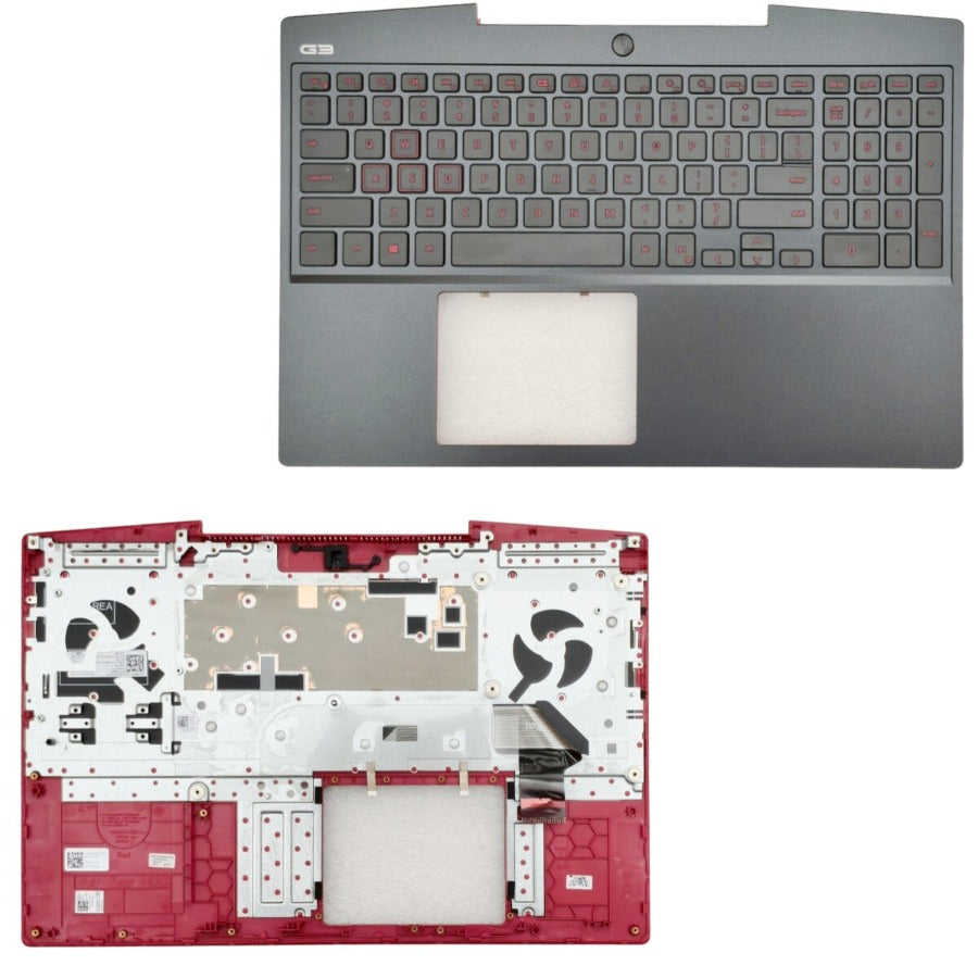 Cover case FOR DELL G3 3590 3500 P89F lcd houisng rear top cover bezel frame palmrest topcase bottom hinge cover camera CN-0M1RXT 0M1RXT lcd edp screen cable 025H3D 0936X2 0JDJ51 Dell laptop repair parts
