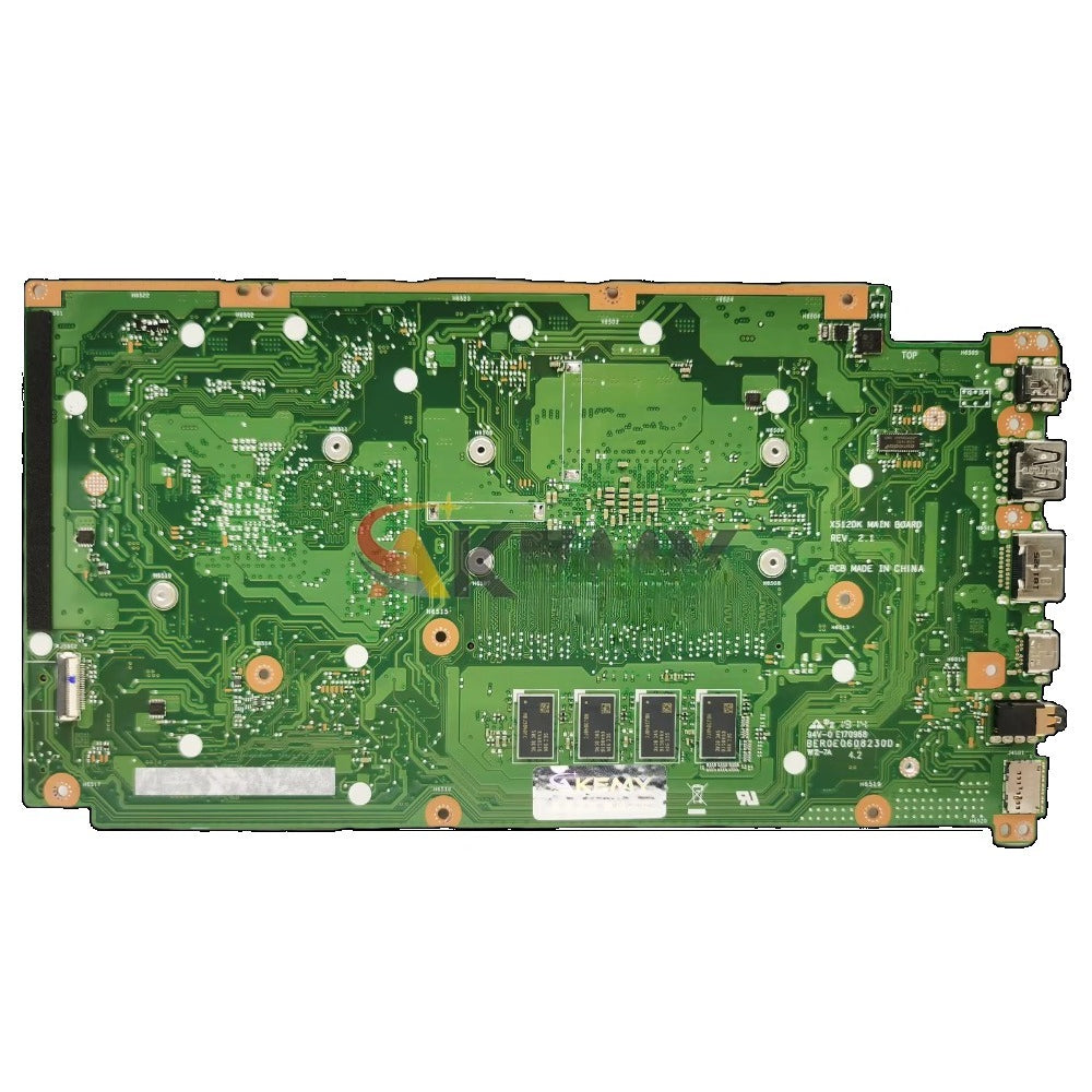 X512DA Laptop Motherboard For ASUS VivoBook X512DA X512DAU V5000d F512D X512DAP M5050D X512D M512D X512DK Mainboard R3 R5 R7 CPU ASUS laptop repair parts