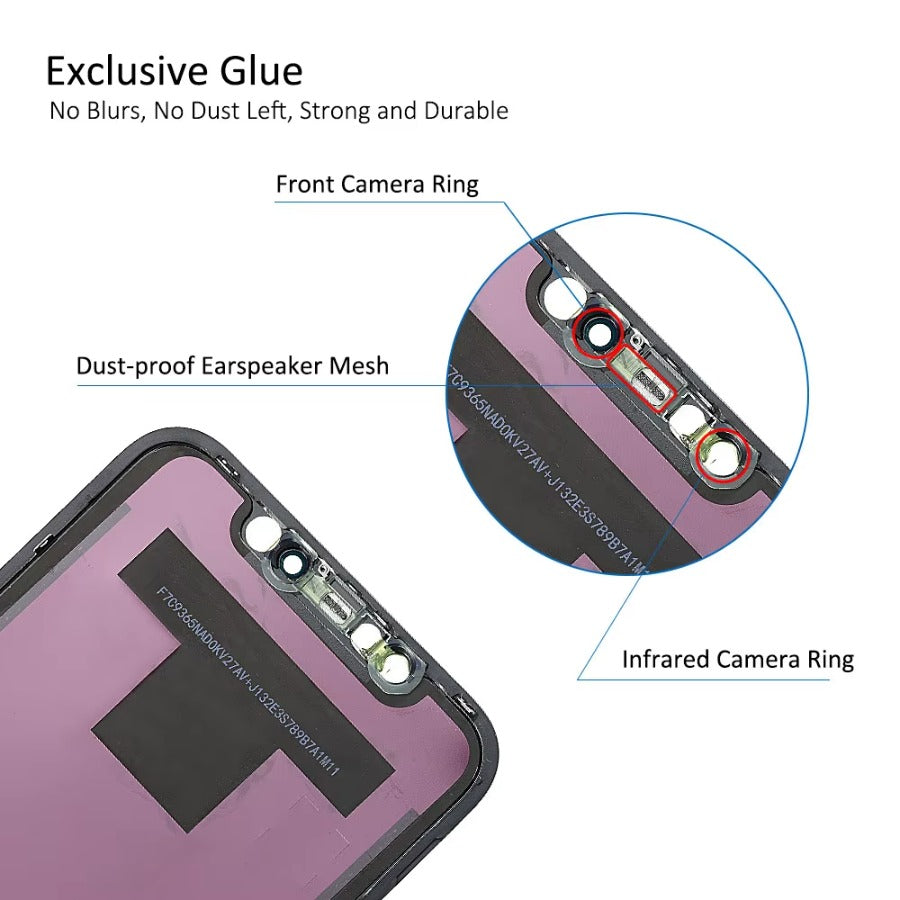 AAA+ OLED For iPhone X XR XS Max LCD Display 11 Pro Max 12 Pro 13mini Digitzer Assembly For iPhone 13 Pro Max LCD Touch Screen iPhone phone repair parts