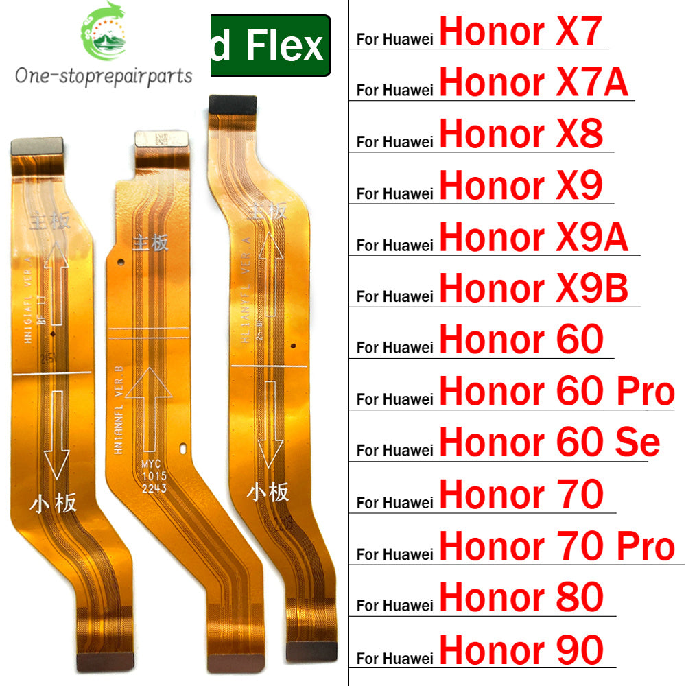 Main Board Motherboard Connector Board Flex Cable For Huawei Honor X7 X7A X8 X9 X9A X9B 60 70 80 90 Pro Se Huawei phone repair parts