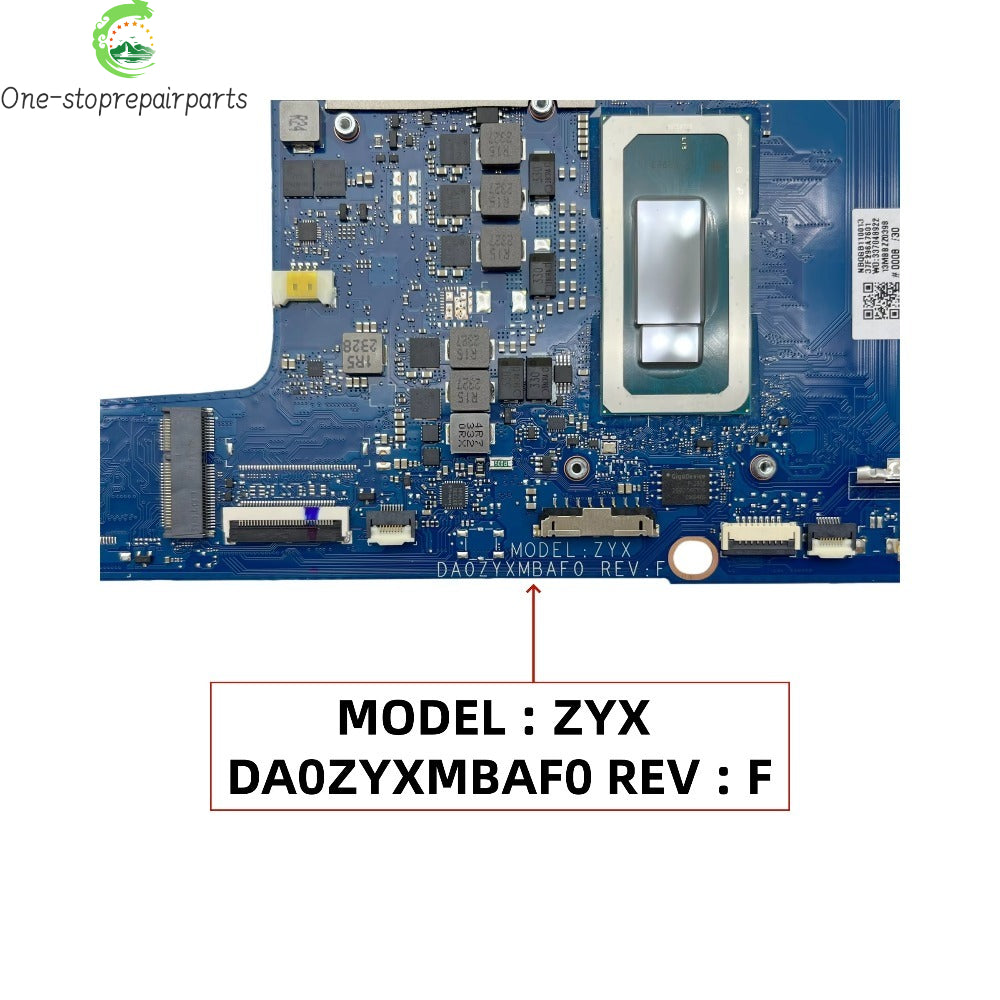 DA0ZYXMBAF0 For Acer Aspire A715-51G Laptop Motherboard With Intel i5-1240P CPU GTX1650 4GB-GPU DDR4 NB.QGB11.001 NBQGB11001 Acer laptop repair parts