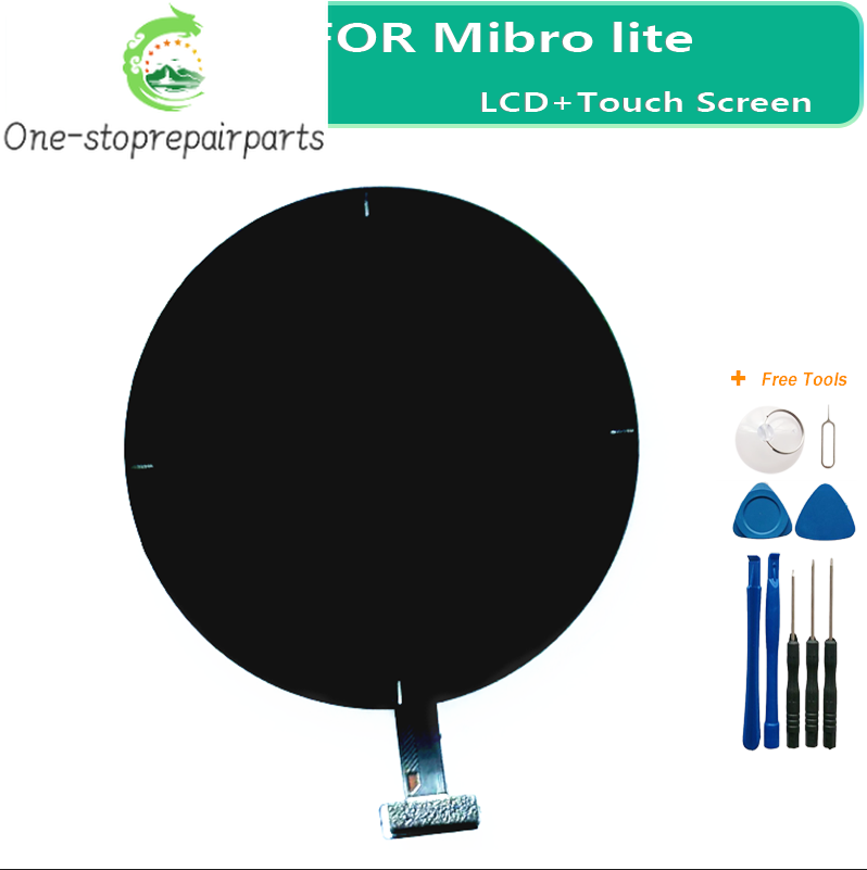 New 1.3 Inch For Mibro Lite AMOLED LCD Display Touch Screen Digitizer Assembly Parts For Mibro Lite Smartwatch Replacement Other Brand Phone repair parts