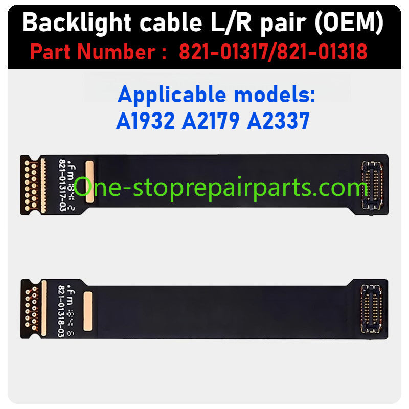 MacBook lcd display backlight flex cable For A1706 1707 A1708 1990 1989 2251 2141 2159 2337 A2338 A2485 A2780 A2991 A2442 A2779 A2918 A2992 821-00602 821-01270 821-01317 821-01228 821-02251 821-03777 821-03044 camera ribbon cable Macbook repair parts