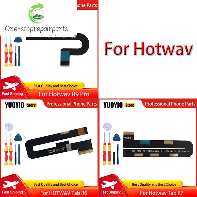 100% New Original Motherboard Adapter Cable FPC For Hotwav Tab R6 Tab R7 Tab R9 Pro Motherboard Cable Board Replace Free Tools Other brand Phone repair parts