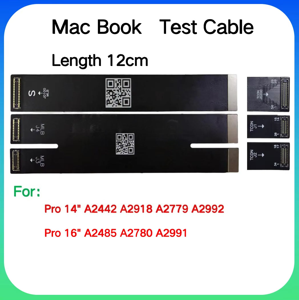 Mac Book Screen Display Extension Test Repair Flex Cable For Macbook Pro Air A1706 A2337 A2338 A2681 A2941 A2442 A2485 A3240 Macbook repair parts
