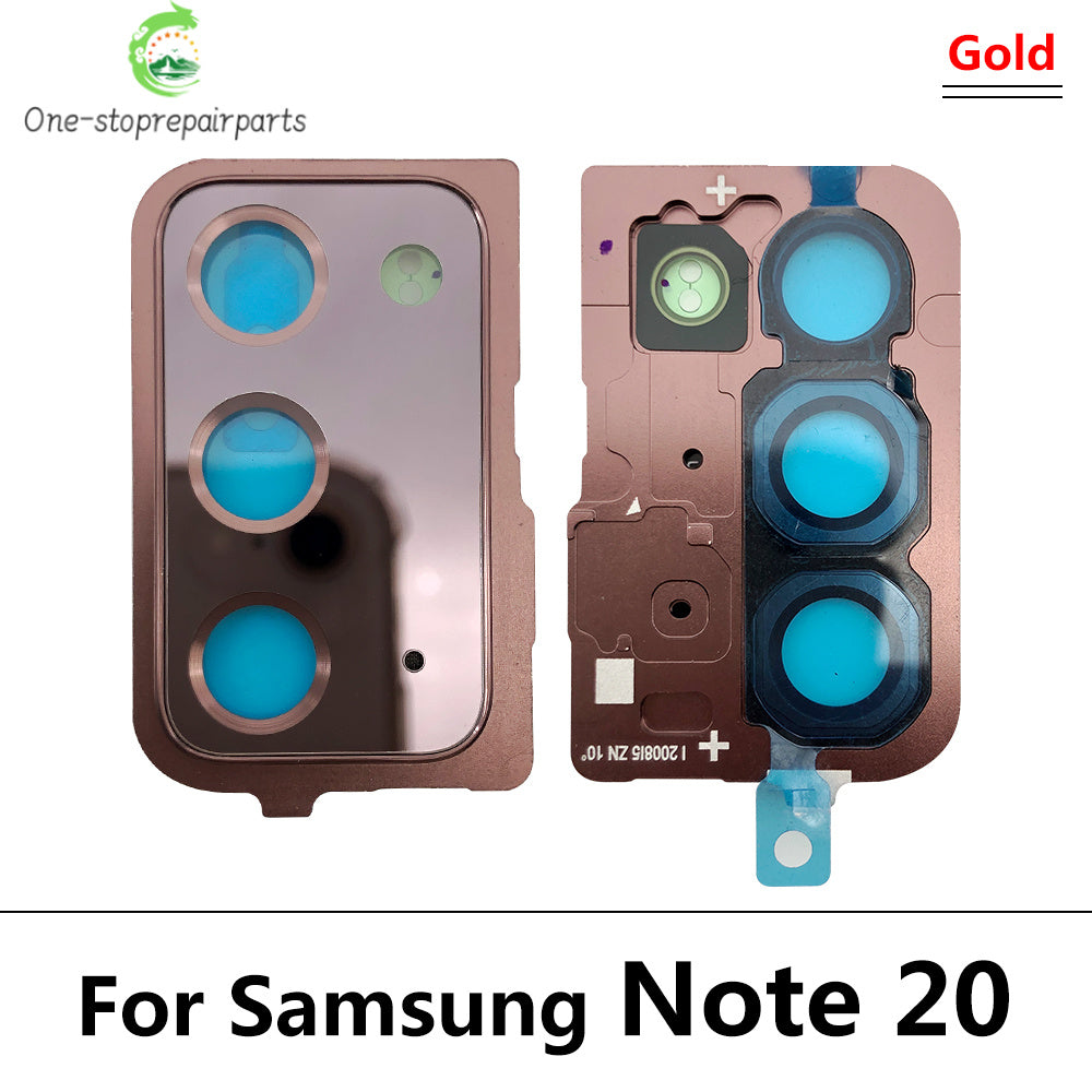 Housing Back Rear Camera Glass Lens With Cover Frame Holder For Samsung Note 20 / Note 20 Ultra / Note 10 Plus / Note 10 Lite Samsung phone repair parts