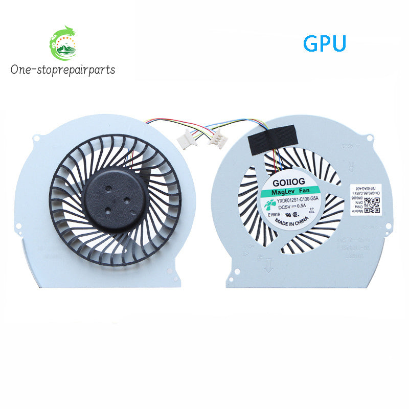 NEW LAPTOP CPU GPU Cooling Fan For Dell MASTER 7566 15-7000 15-7566 15-7567 P65F 7466 7467 Dell laptop repair parts
