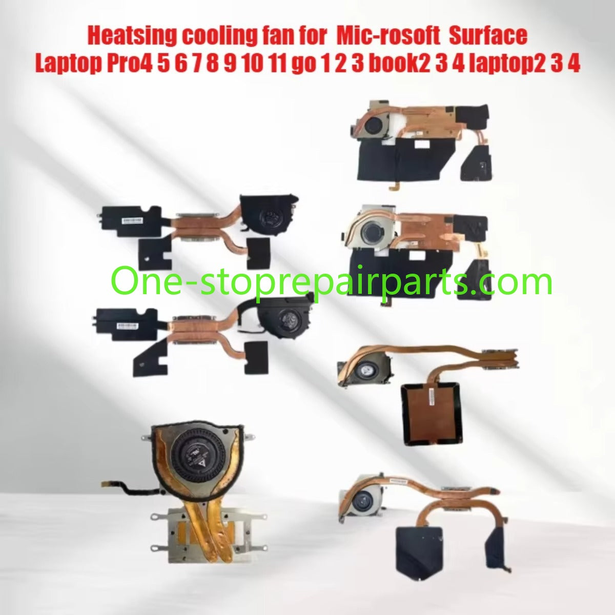 Heatsink cooling fan for Microsoft Surface Laptop Pro4 5 6 7 8 9 10 11 go 1 2 3 book2 3 4 laptop 2 3 4 heat sink fan Microsoft surface laptop repair parts