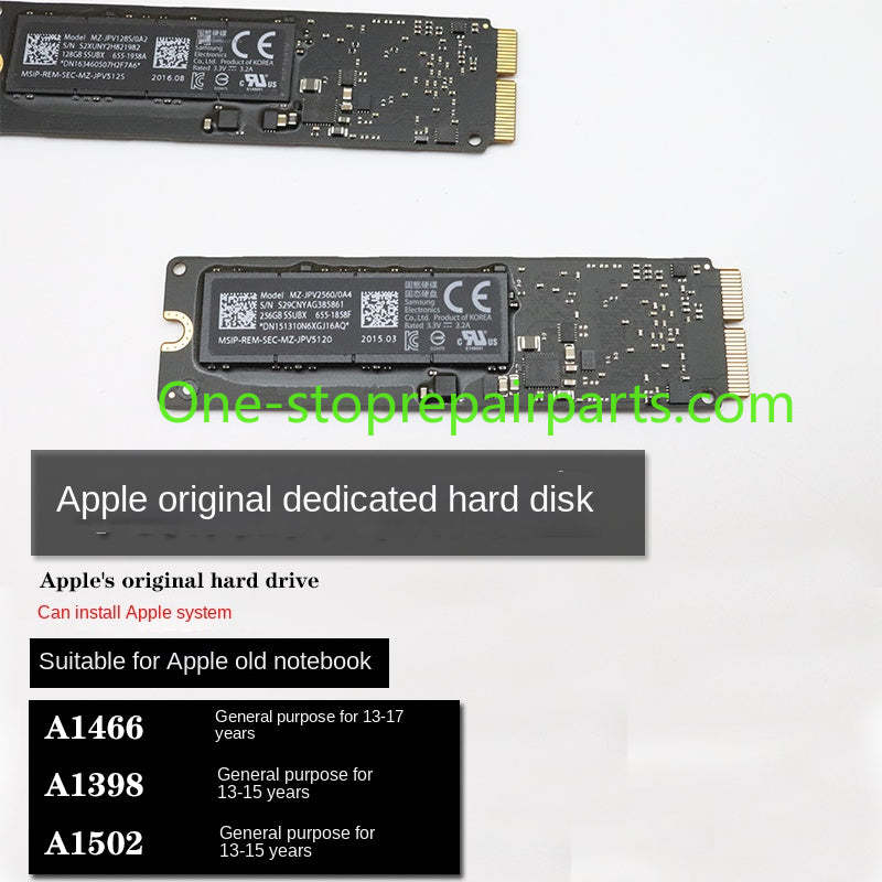 SSD For apple Macbook original A1465 A1466 A1398 A1502 A1708 A1425 128GB 256GB 512GB 1TB  SSD hard drive
