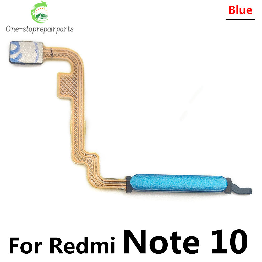 Fingerprint For Xiaomi Redmi Note 9 10 Pro 9s Poco X3 Pro M3 Home Button Fingerprint Menu Return Key Sensor Flex Cable Xiaomi  Xiao mi phone repair parts