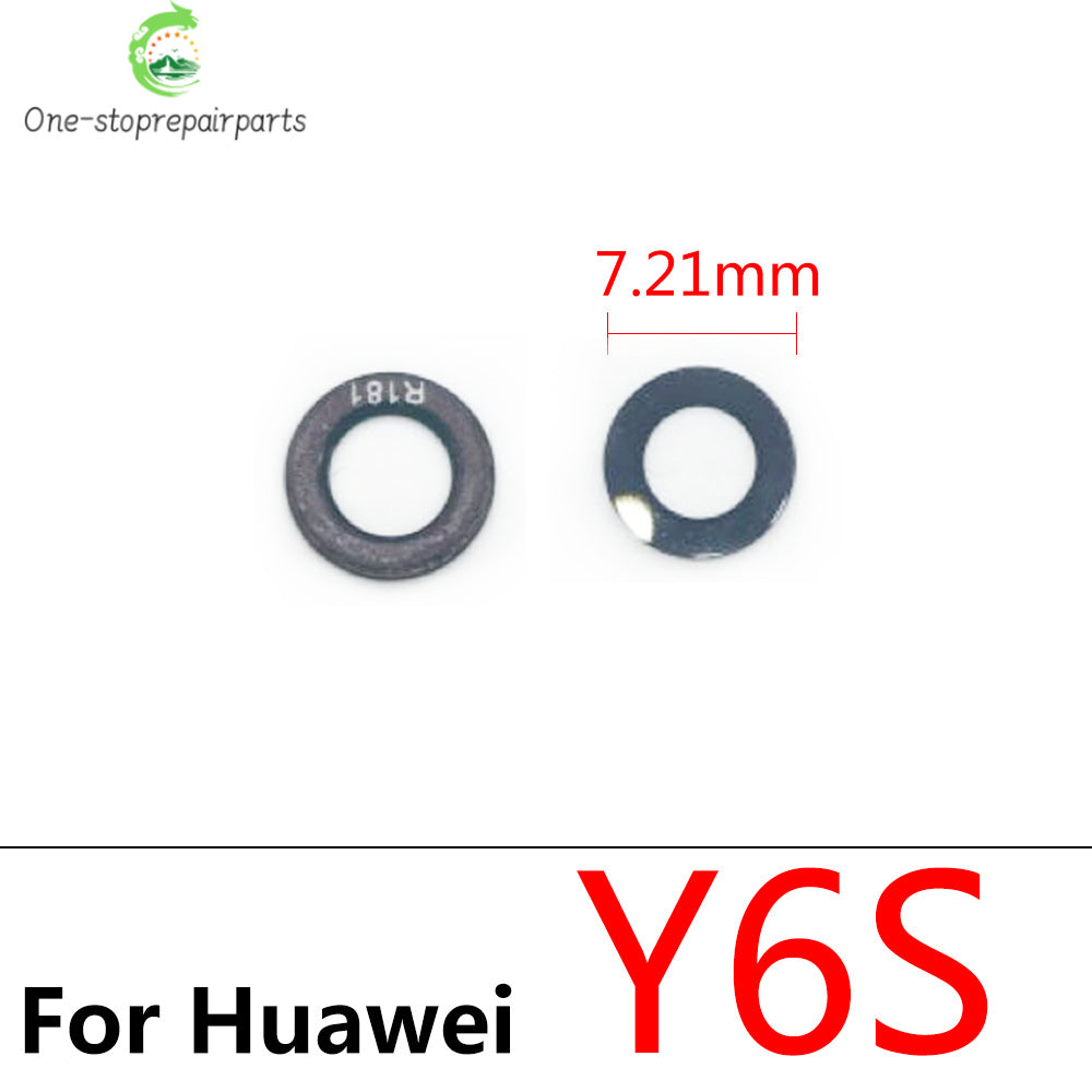 Camera Glass Lens Back Rear Camera Glass Lens with Adhensive For Huawei Y9S Y9A Y8S Y8P Y6P Y7P Y7A Y6s Y5P 2020 Y9 Prime 2019 Huawei phone repair parts