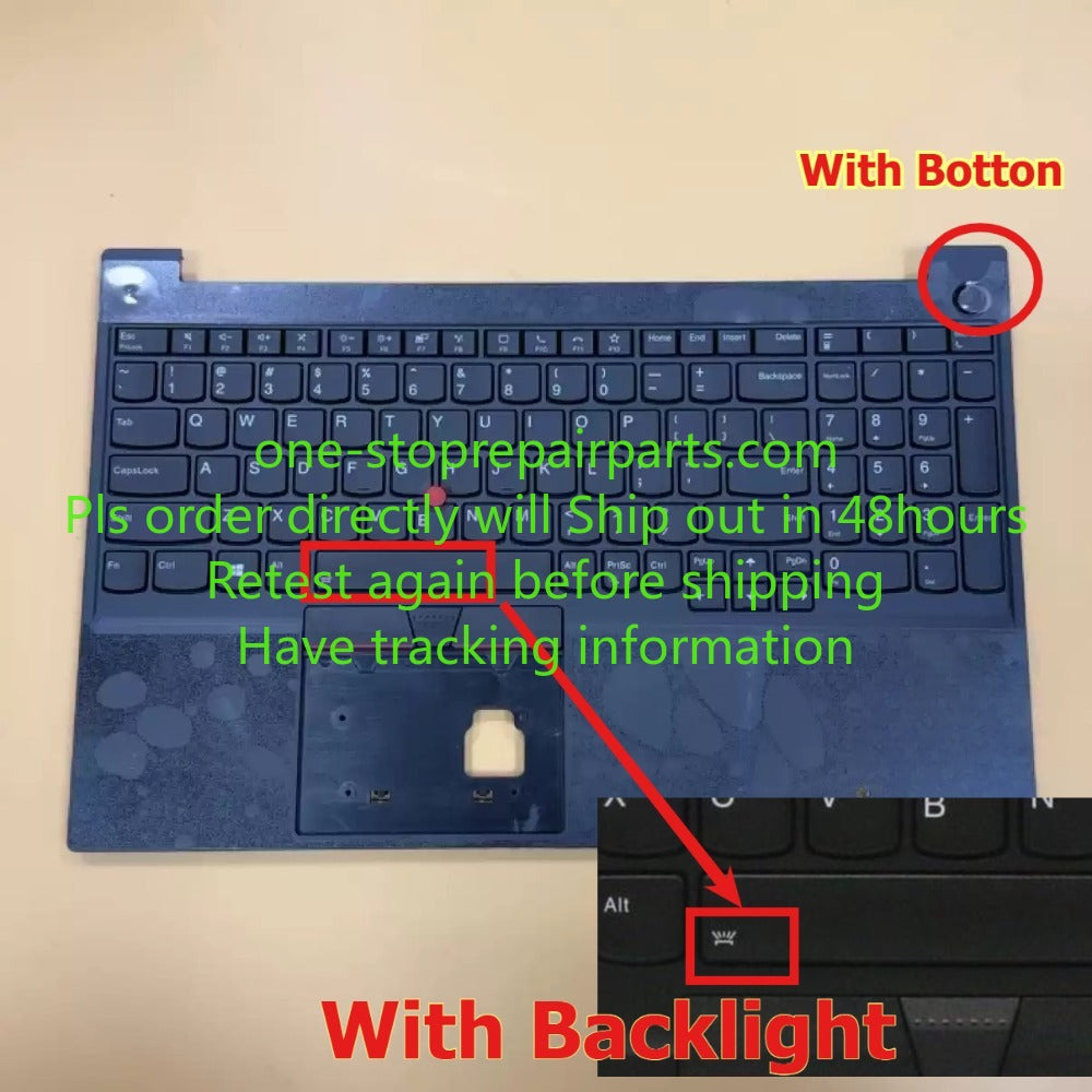 Upper case for Thinkpad E15 Gen2 3 4 topcase palmrest C-Cover  keyboard 5M10W64513 5M10W64618 5M11A35927 5M11A35651 backlight