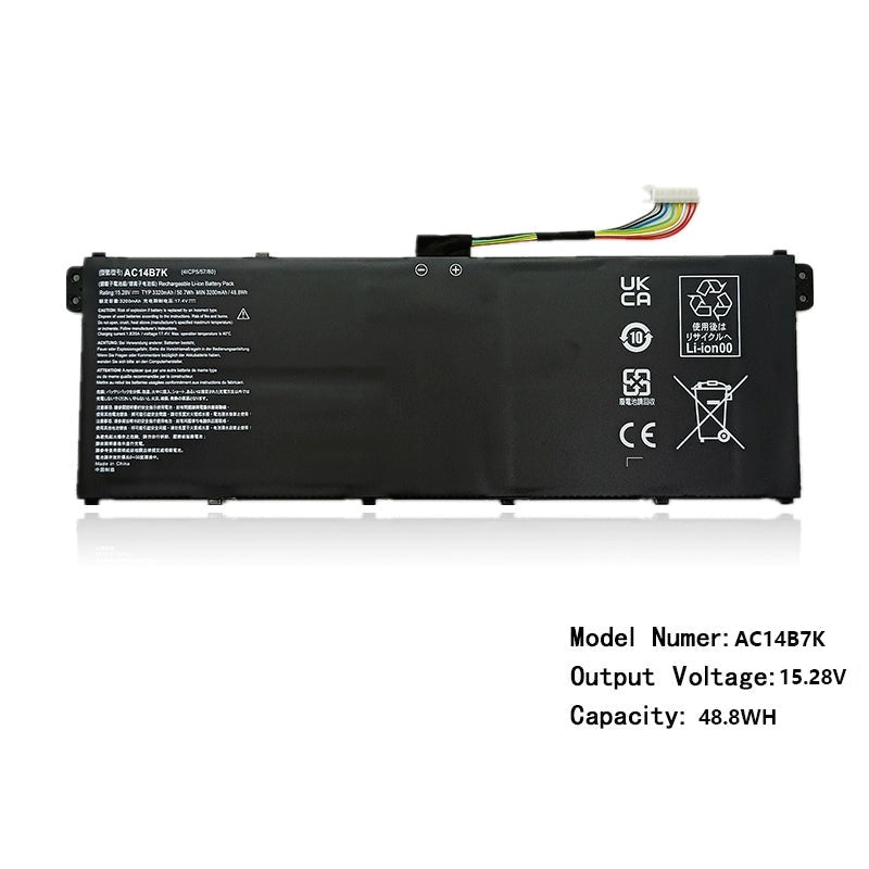 Battery for Acer N17W1 SF314-52 SP515-51GN AN515-42 repalcement battery  AC14B7K
