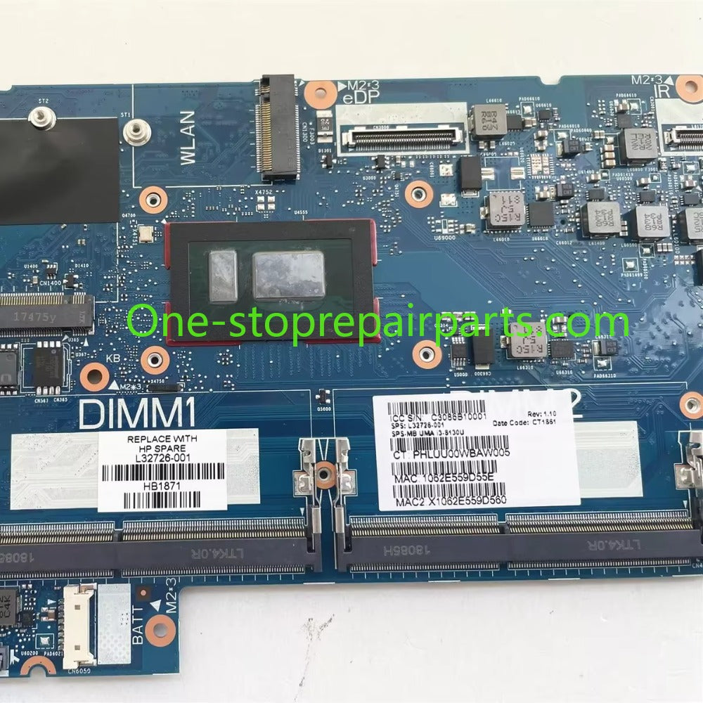 100% Test Work Original For HP EliteBook 830 836 G5 Laptop Motherboard 6050A2930901-MB-A01 L13711-601 L13711-001 L13710-601 L13687-601 HP laptop repair parts