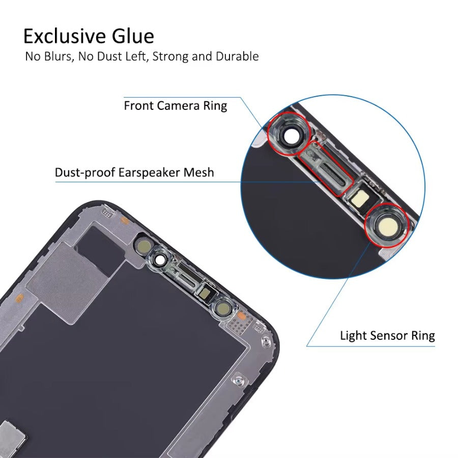AAA+ OLED For iPhone X XR XS Max LCD Display 11 Pro Max 12 Pro 13mini Digitzer Assembly For iPhone 13 Pro Max LCD Touch Screen iPhone phone repair parts