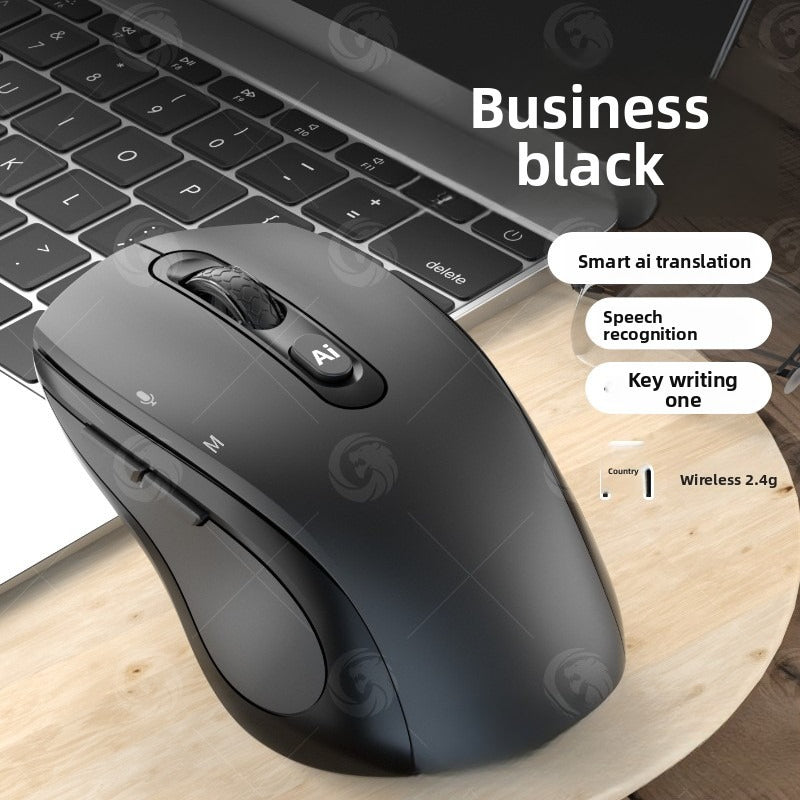 Source Type-C charging port AI voice metal roller dual-mode charging wireless Bluetooth 2.4G mouse
