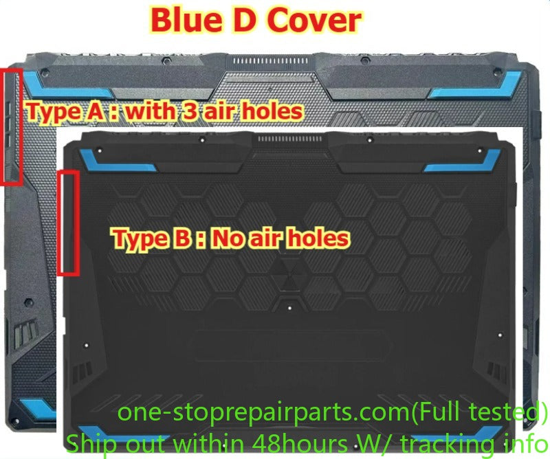 Cover case for Asus TUF Gaming 8 FX506 FA506IU FA506  FA506U lcd back housing bezel frame upper top palmrest case bottom hinge