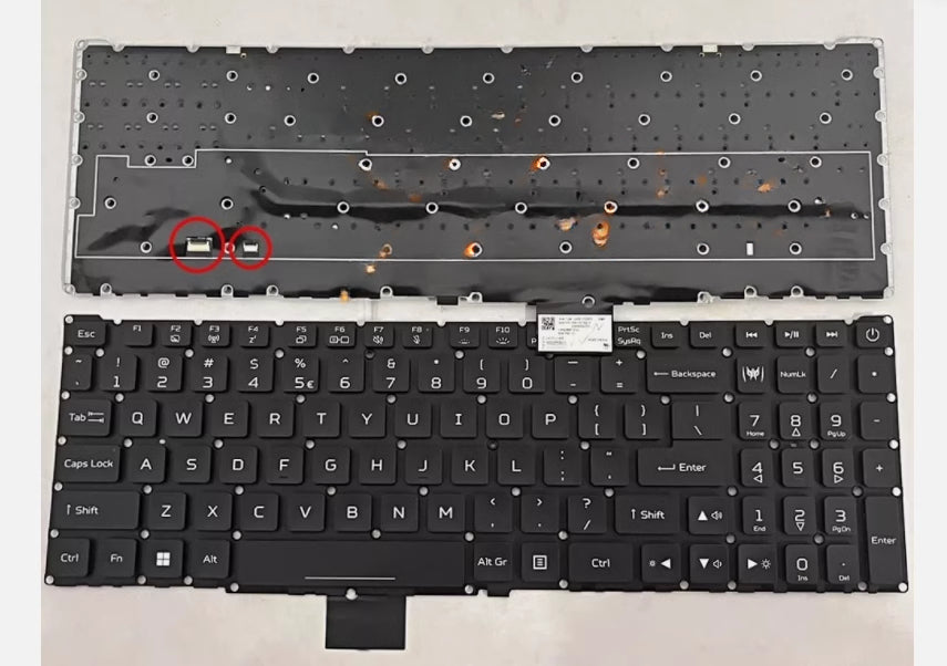 Acer Predator Helios 16 PH16-71-97YG/72-94UE N23Q1 Keyboard