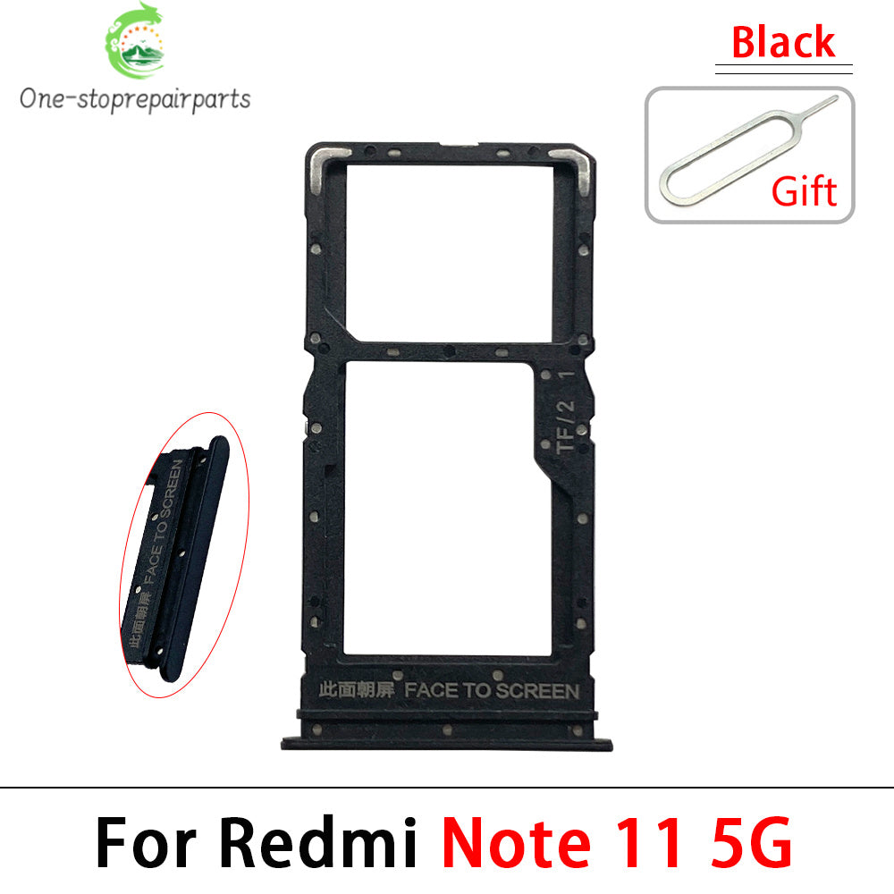 10Pcs, New For Xiaomi Redmi Note 11 11s Pro Plus 4G 5G SIM Card Tray Slot Holder Replacement Parts  Xiaomi  Xiao mi phone repair parts