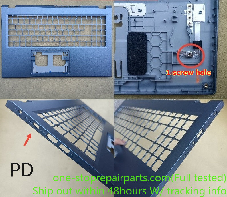 Cover case for Acer A515-58M N23C3 A315-24P N23Q11 housing bezel frame upper top palmrest keyboard bottom hinge cover