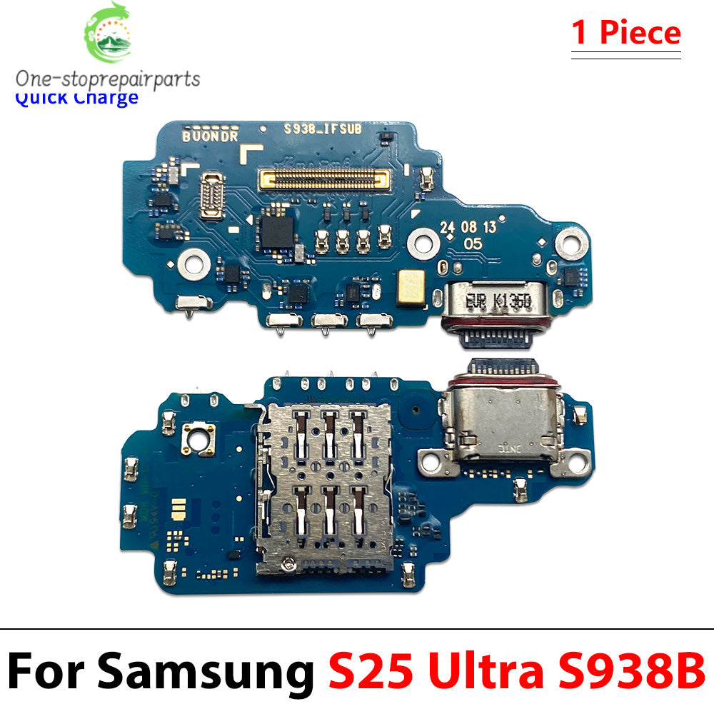 USB Charger Charging Dock Port Connector Flex Cable For Samsung S23 S24 S25 S26 Plus Ultra Fe Edge 5G S931B S936B S938B S928B Samsung phone repair parts