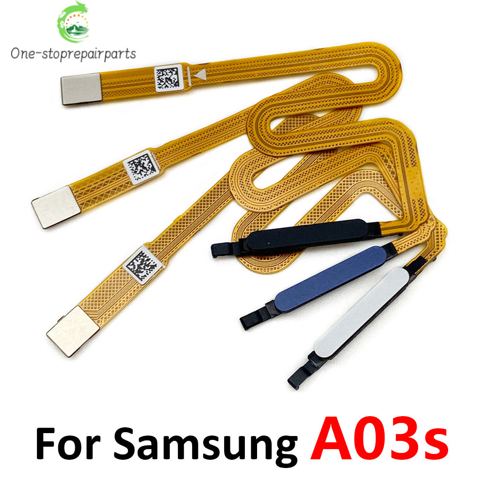 New For Samsung A03S A037F A04s A047F A05s A057F Fingerprint Sensor Home Return Key Menu Button Flex Cable Samsung phone repair parts